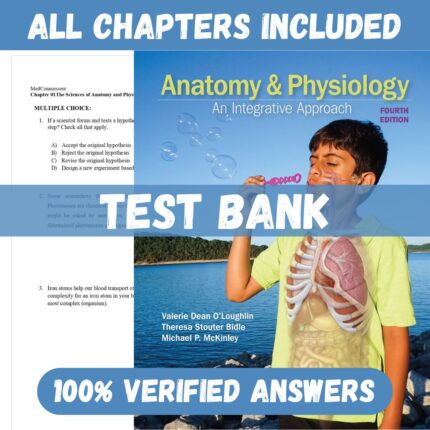Test bank for Anatomy & Physiology An Integrative Approach 4th Edition by Michael McKinley